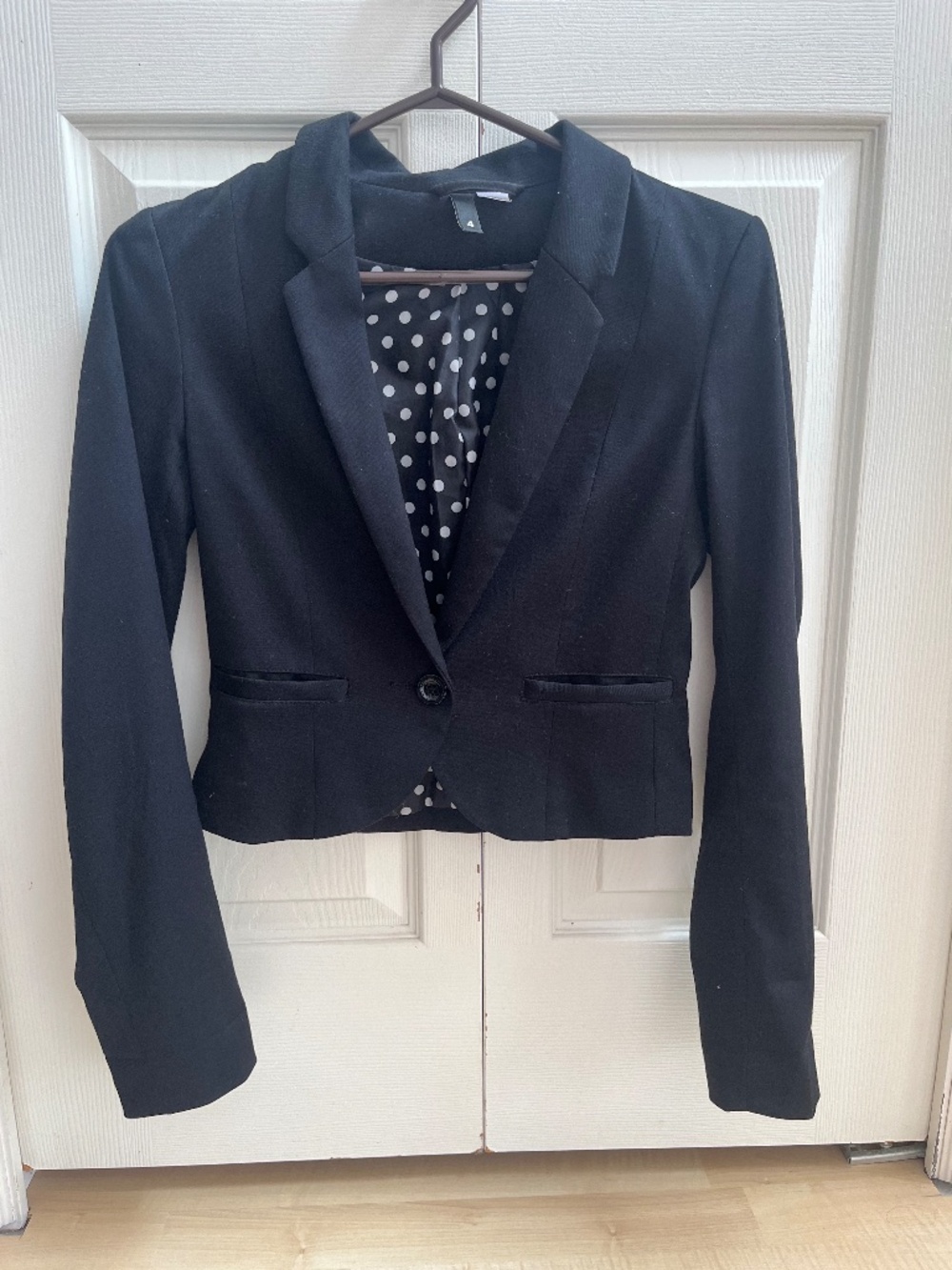 H&M Cropped Black Blazer
